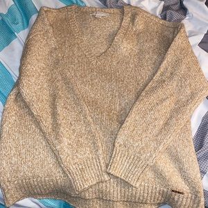 Michael Kors knit v-neck hi-low pullover